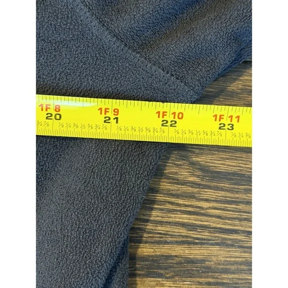 The North Face Fleece Zip-Up Jacket Large Black TNF Men Adult - Picture 3 of 8